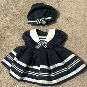 Rare Editions Sailor Dress with Hat